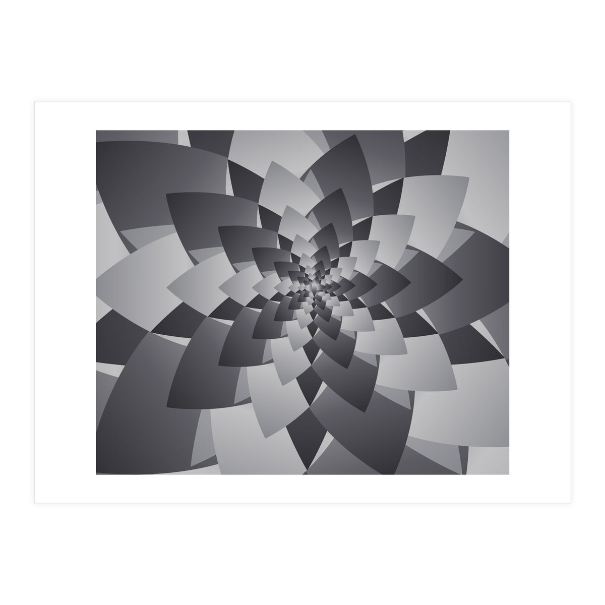 Fractal Black  (Print Only)