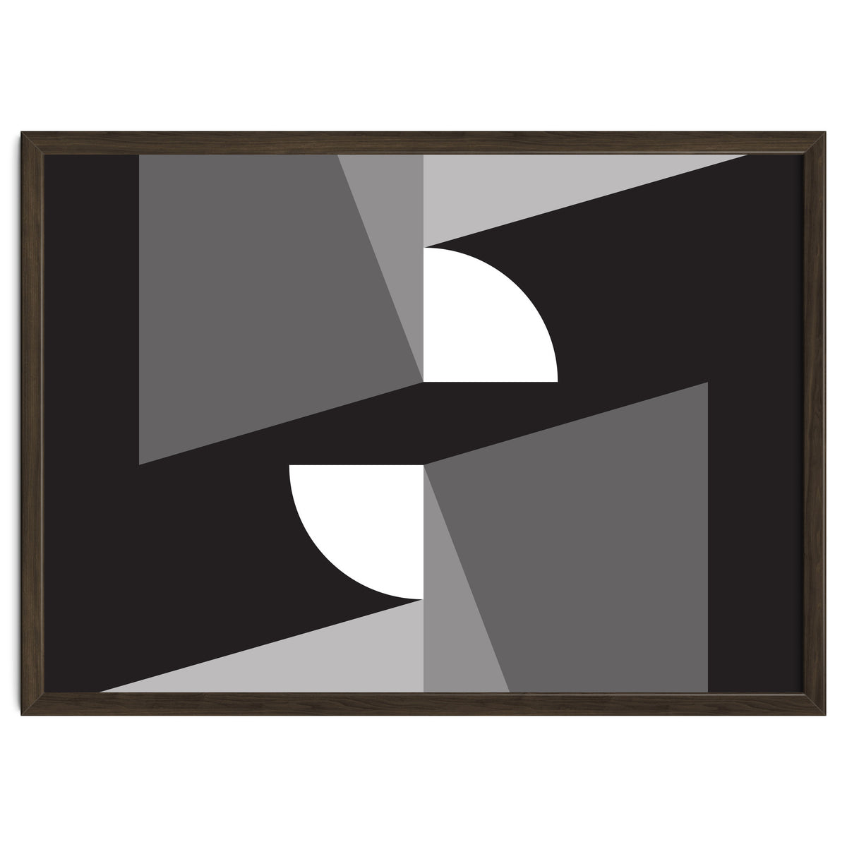 Geometric Shapes No. 11 - monochrome