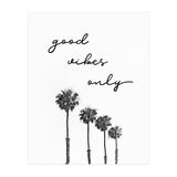 GOOD VIBES ONLY Dreaming under palm trees (Print Only) thumbnail