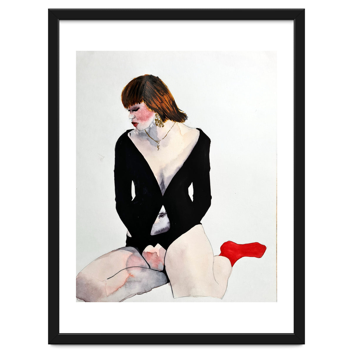 Untitled #95 Red Socks