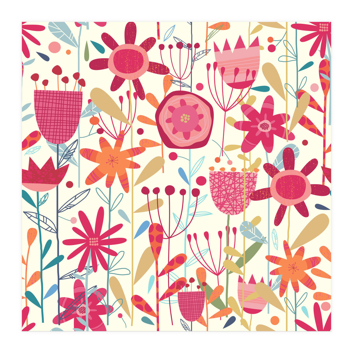 Wild Weeds And Flowers (Print Only)