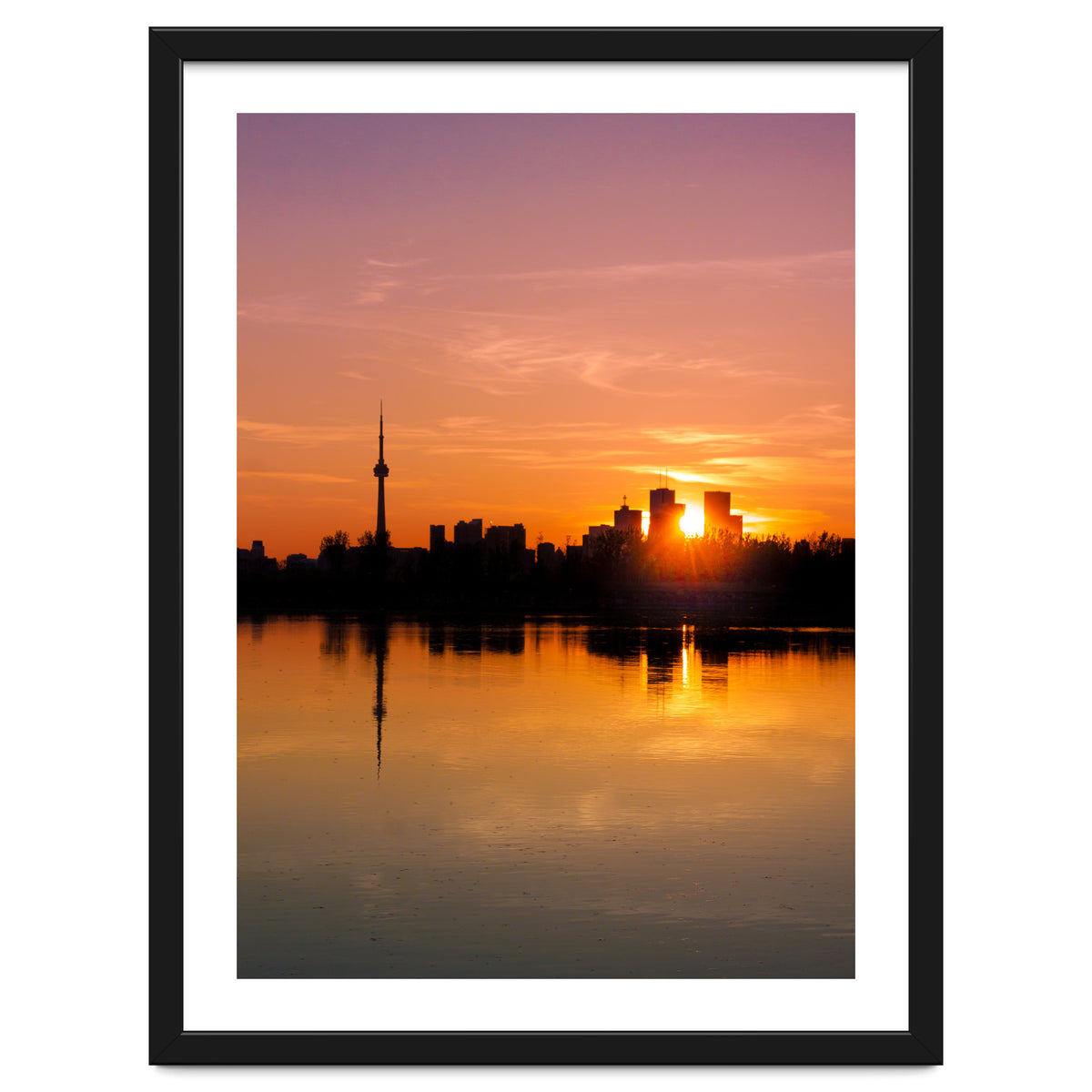 Leslie Street Spit Toronto Canada Sunset