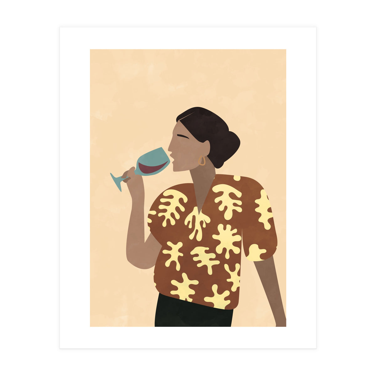 Mid Century Modern Woman (Print Only)