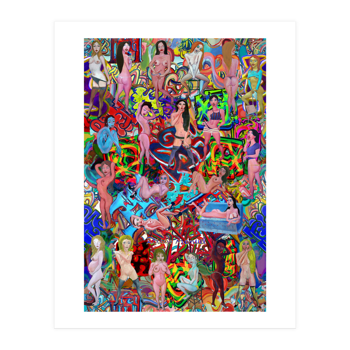 Chicas 3d 11 (Print Only)