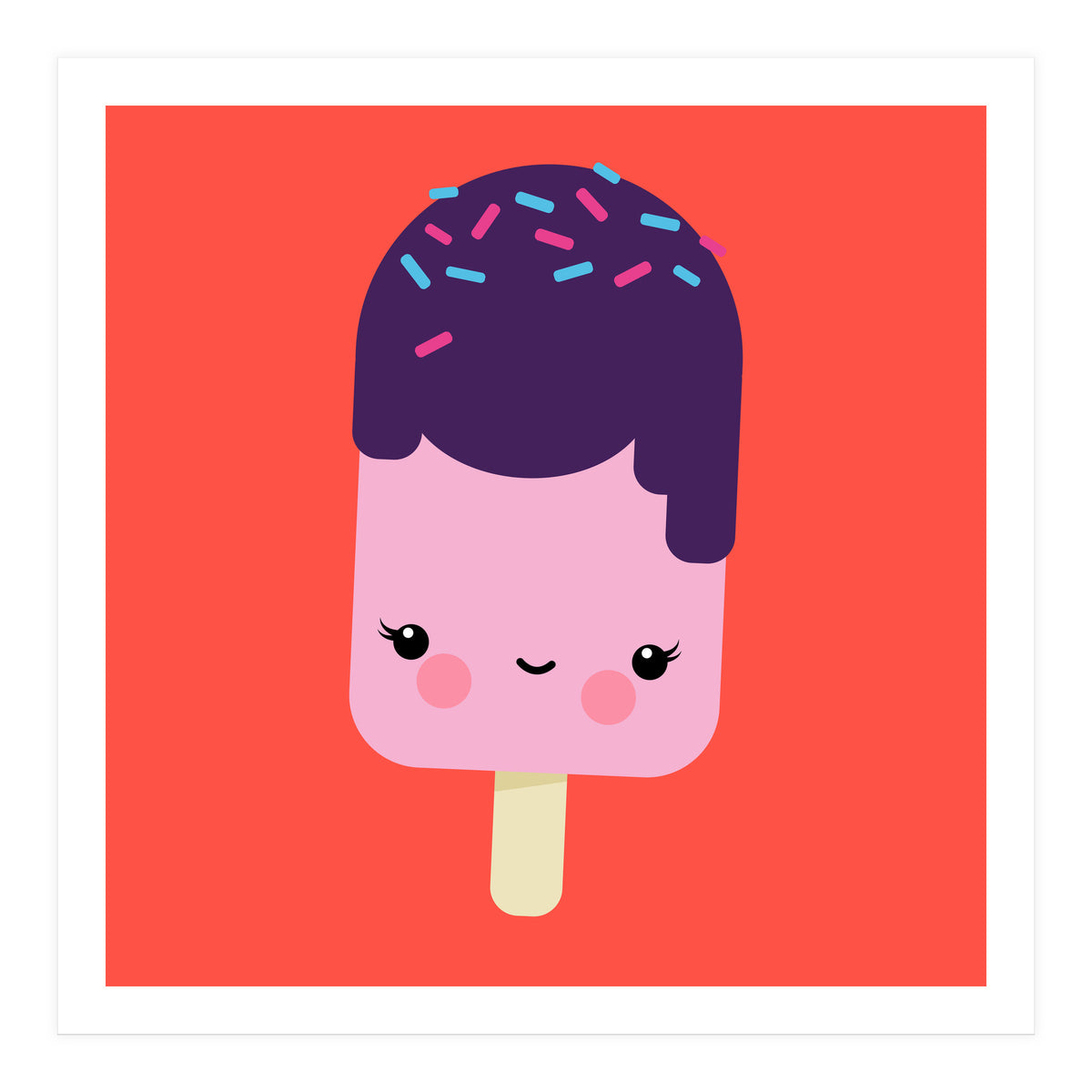 Sweet Kawaii Ice Cream (Print Only)