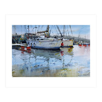 Yachts watercolor (Print Only)
