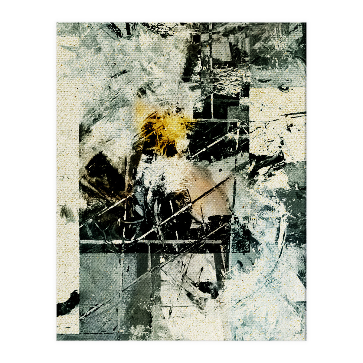 Lighthouse In Storm (Print Only)