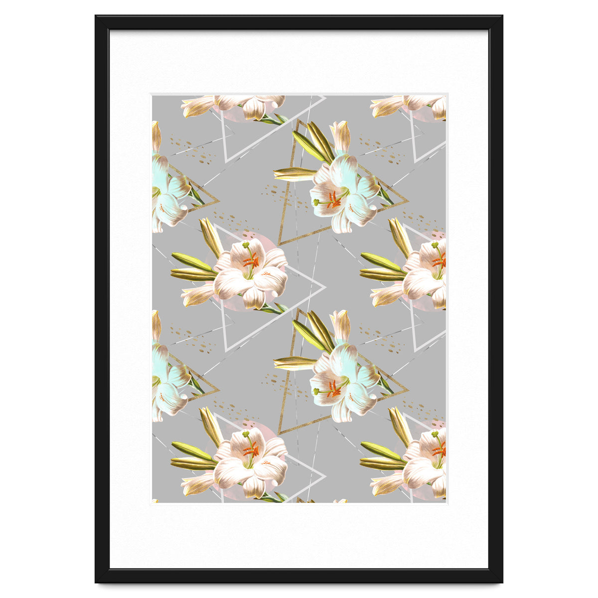 Botanical blooming with geometric 02