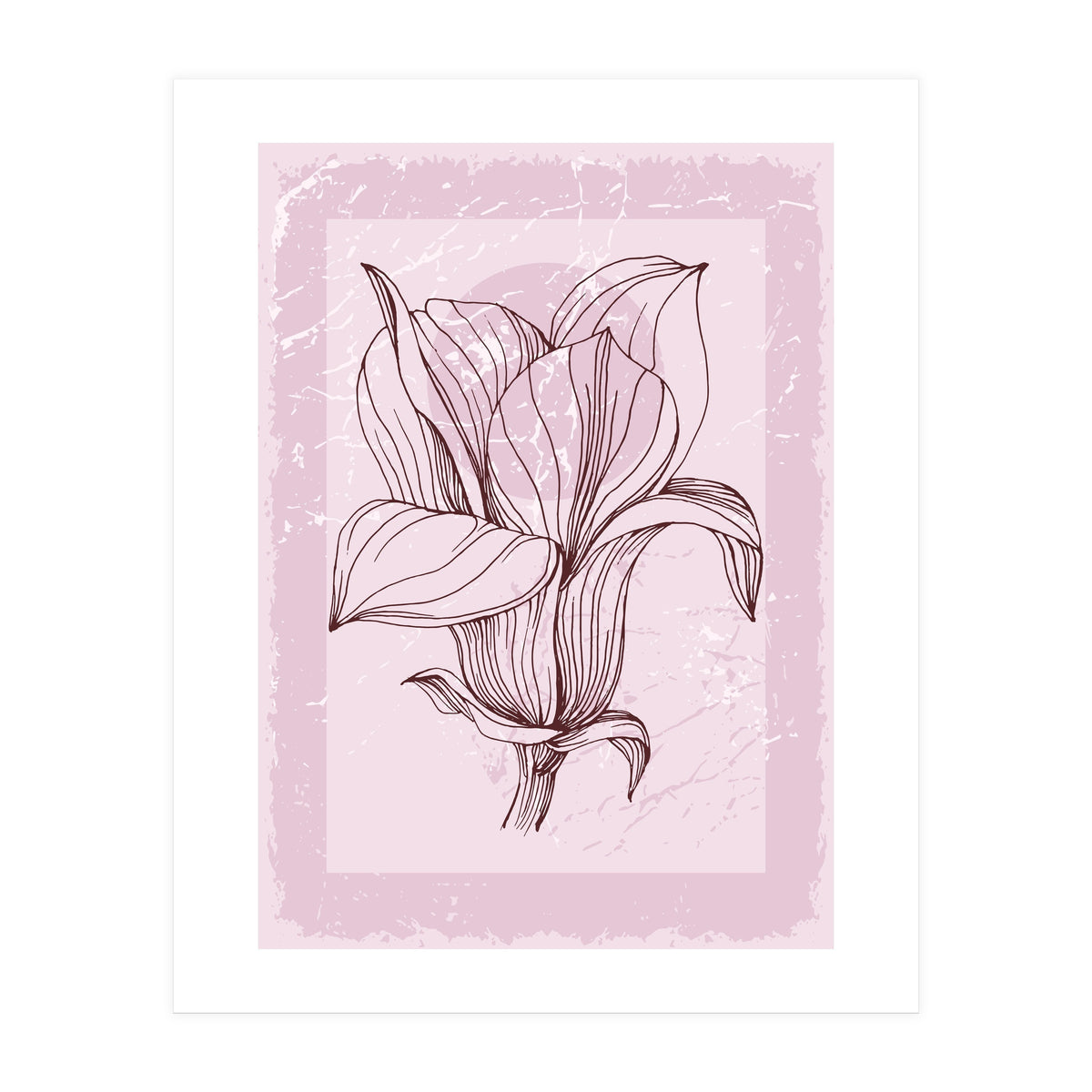 Magnolia - Minimal Contemporary Botanical Floral (Print Only)