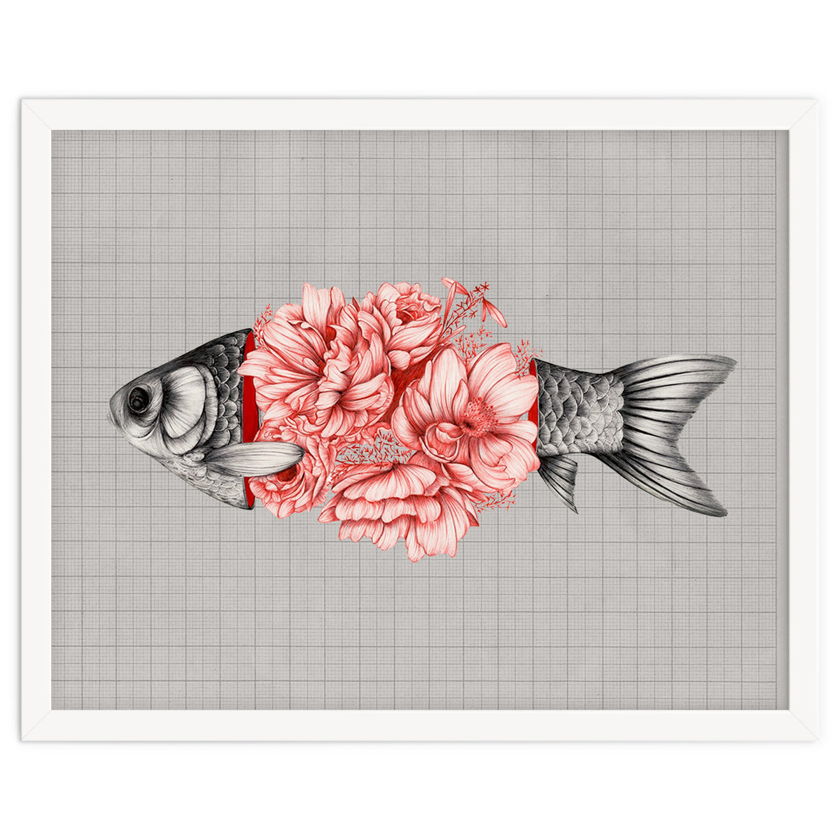 Vintage Tropical Aquarium Fish