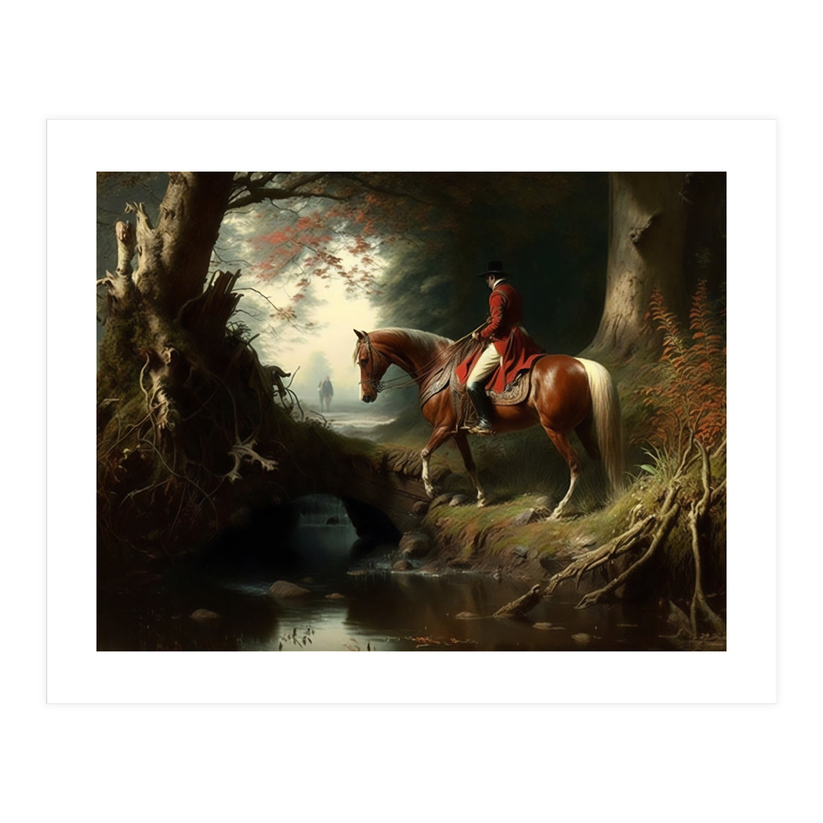 19th Century English Country Scene (Print Only)