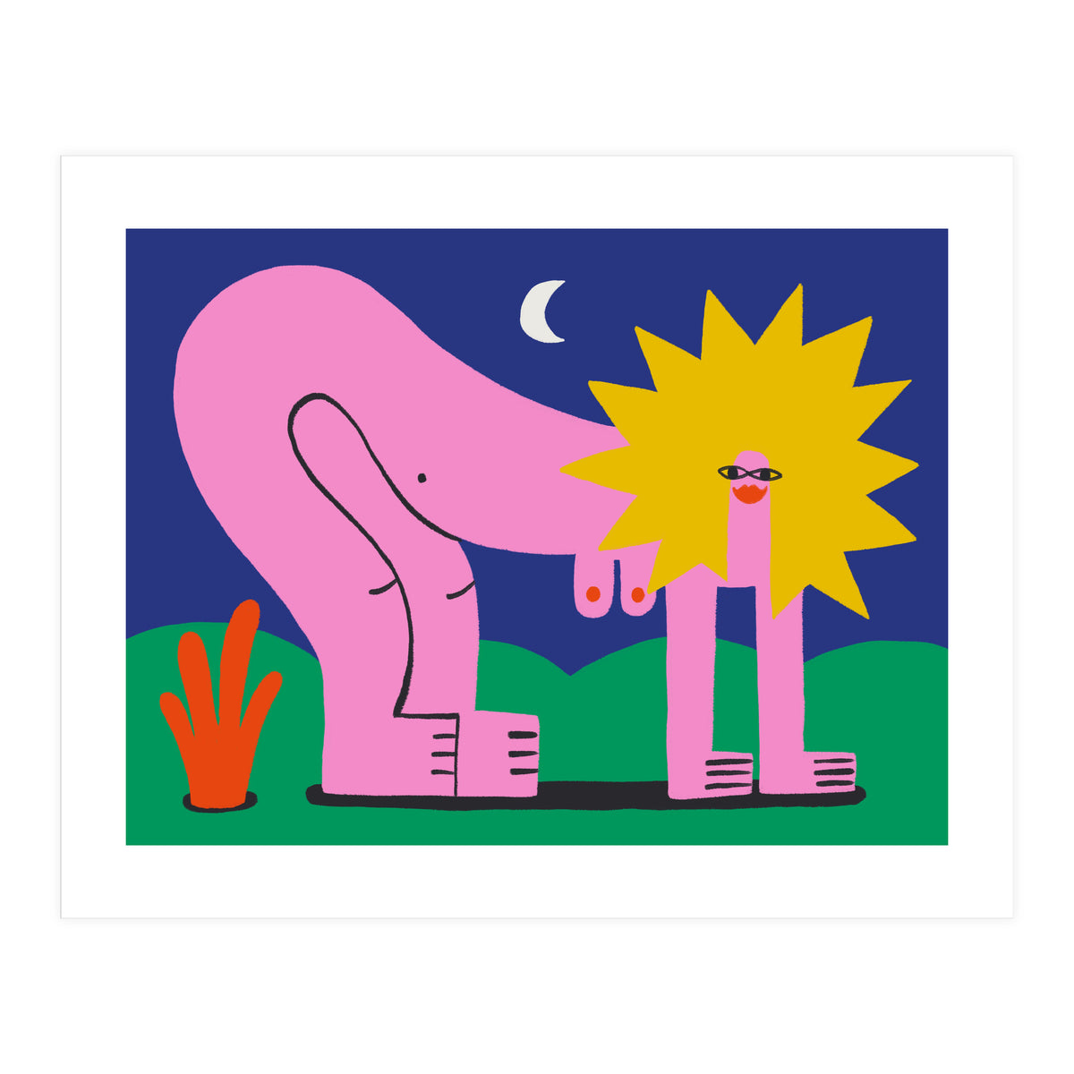 Hear Me Roar Leo (Print Only)