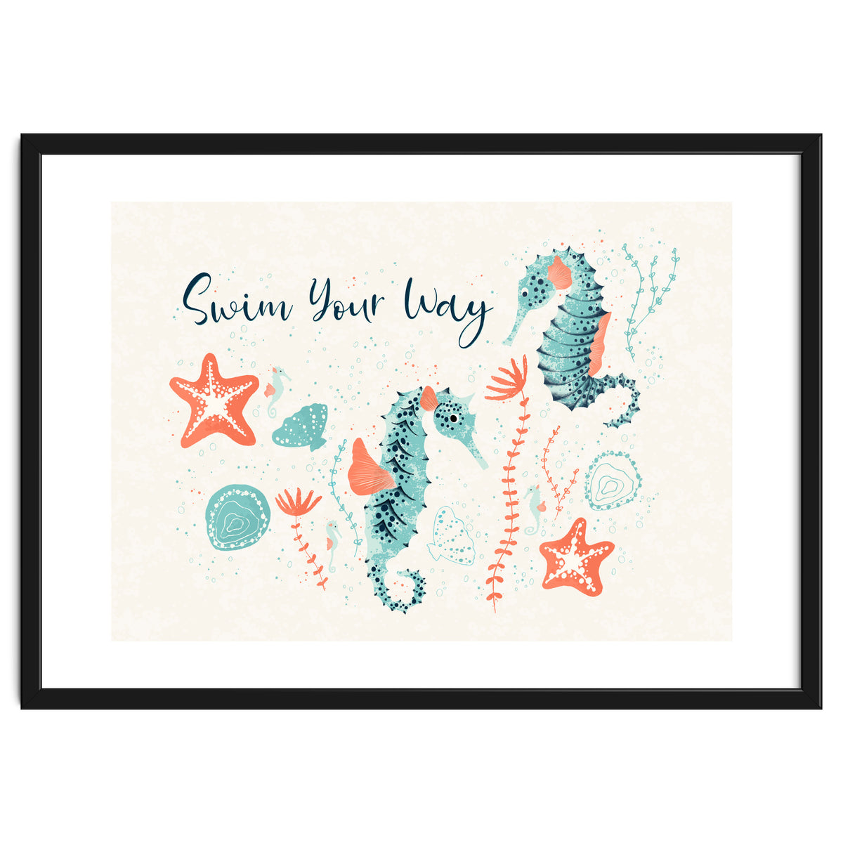 Swim Your Way Seahorse