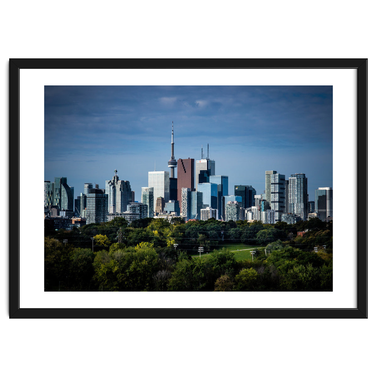Toronto Skyline From Riverdale Park No 5 Color Version