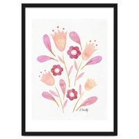 Watercolour Tulips | Pink