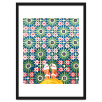 For The Love of Tiles | Moroccan Modern Bohemian Décor | Exotic Travel Watercolor Painting