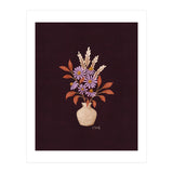 Purple Floral Vase Still Life (Print Only) thumbnail