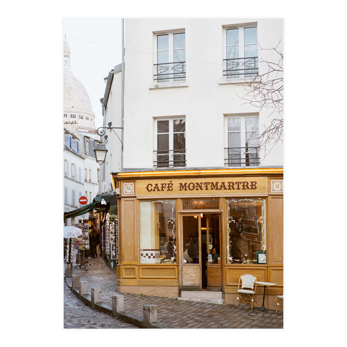 Cafe Montmartre in Paris (Print Only)