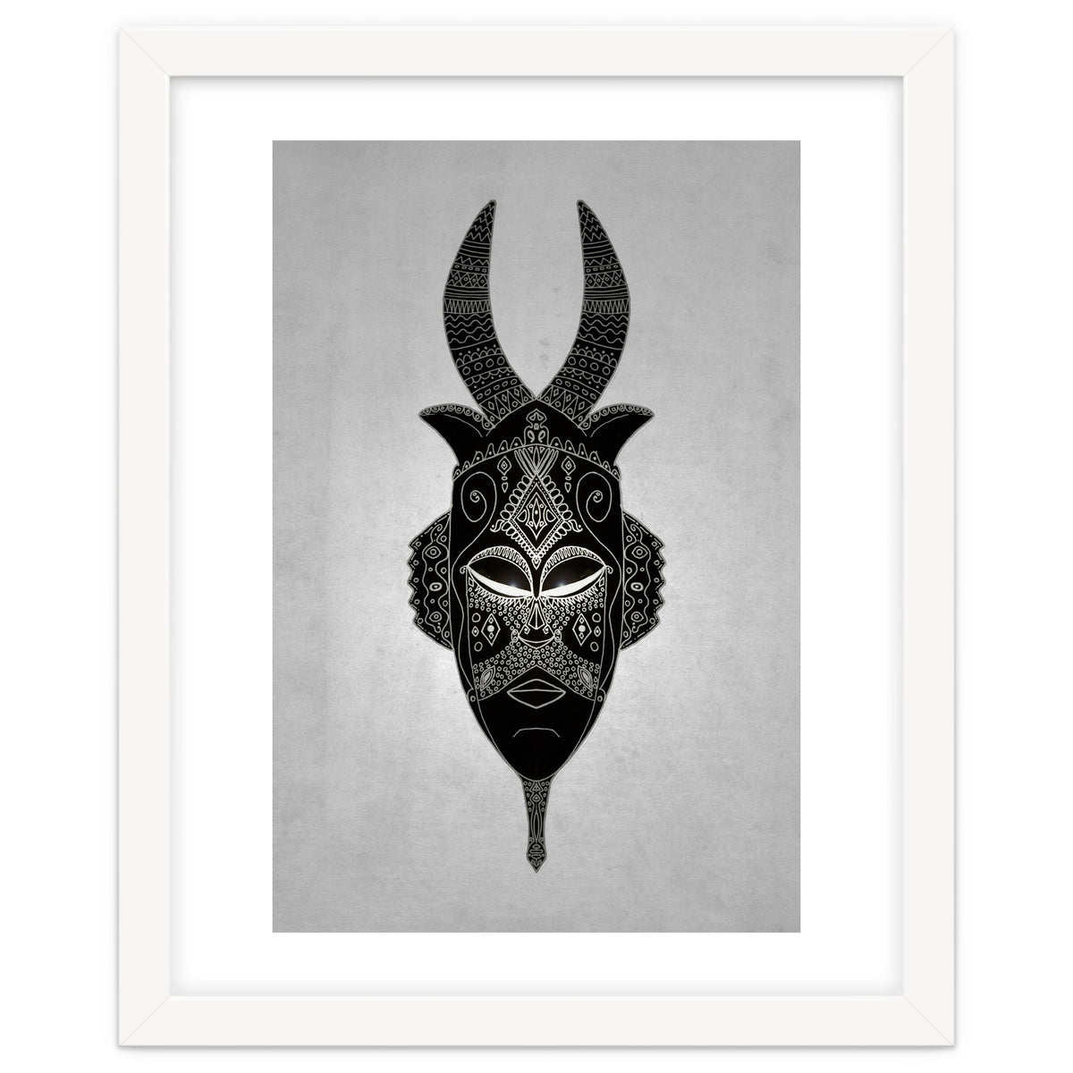 Horned Tribal Mask
