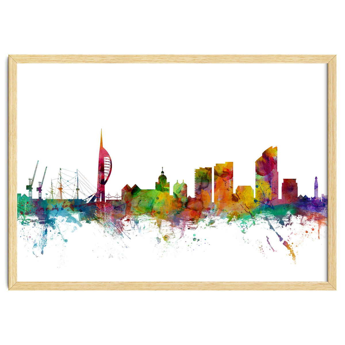 Portsmouth England Skyline