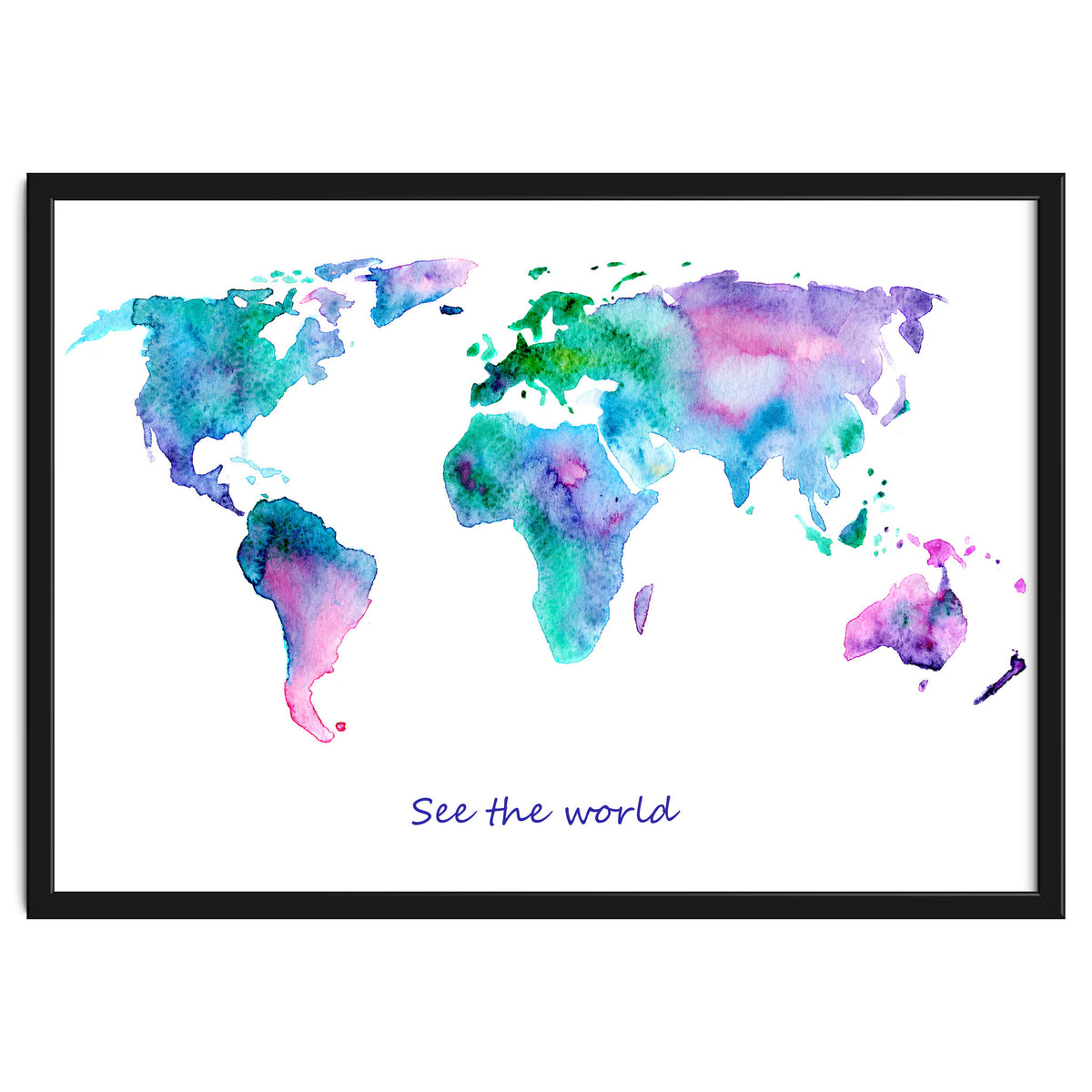 See the world || watercolor