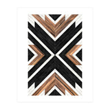 Urban Tribal Pattern No.1 - Concrete and Wood (Print Only) thumbnail