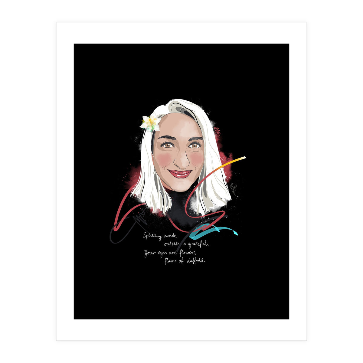 Flame Of Daffodil (Print Only)