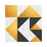 Gray and Gold Composition II (Print Only) thumbnail