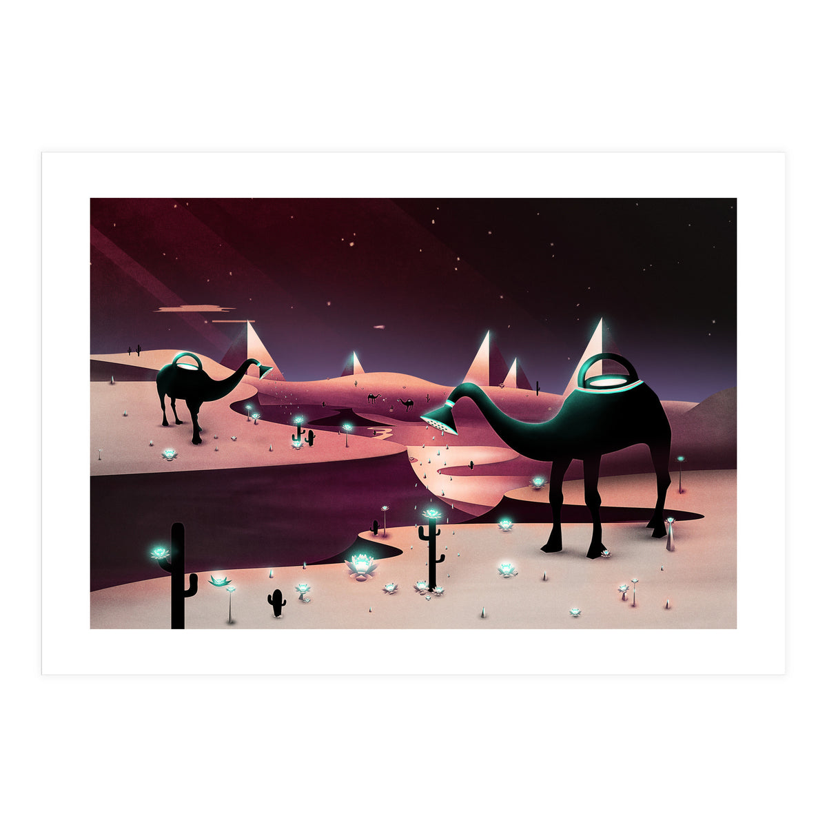 Watering The Desert (Print Only)