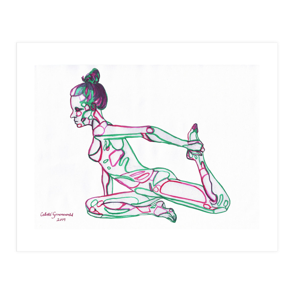 Pigeon Pose (Print Only)