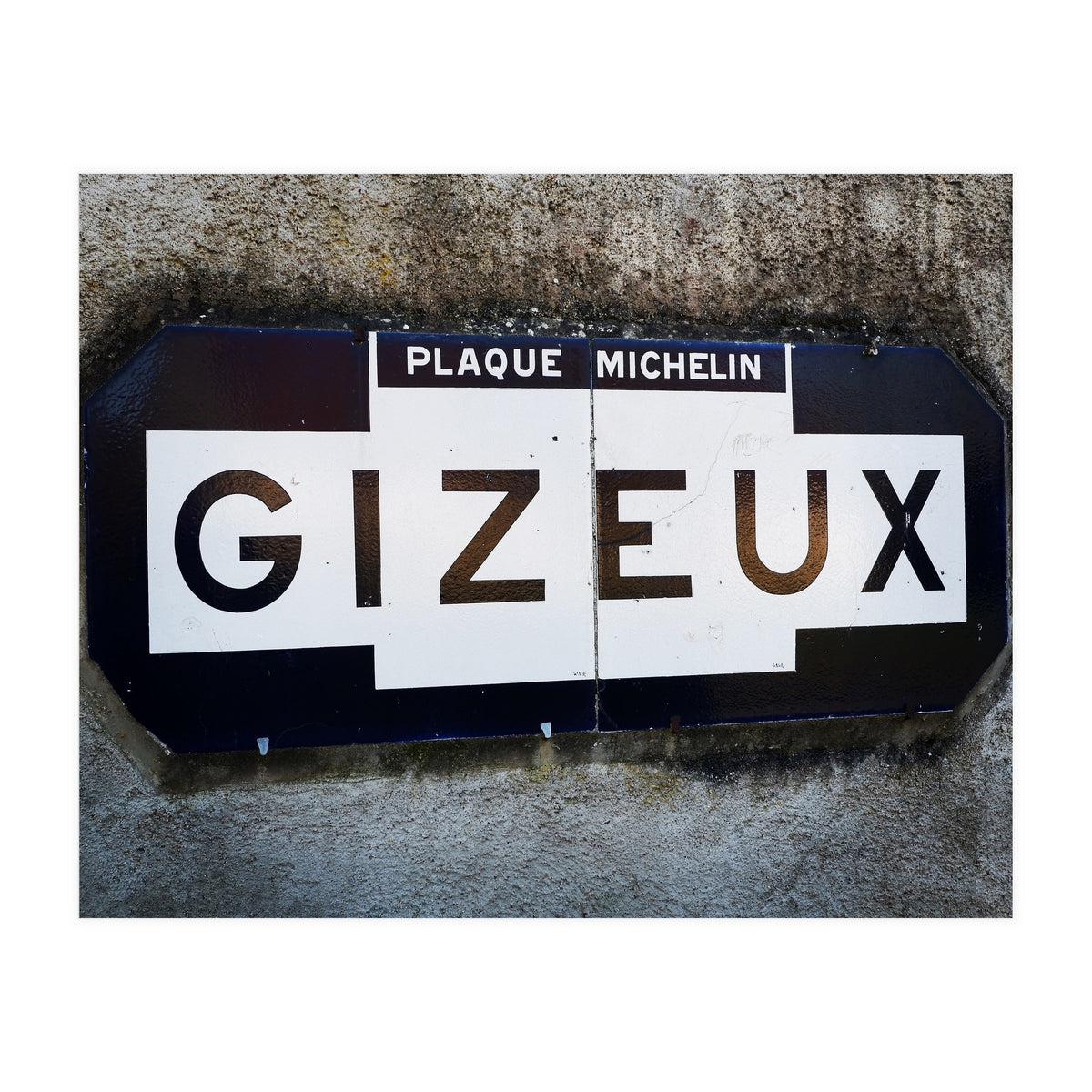 French sign: Gizeux (Print Only)