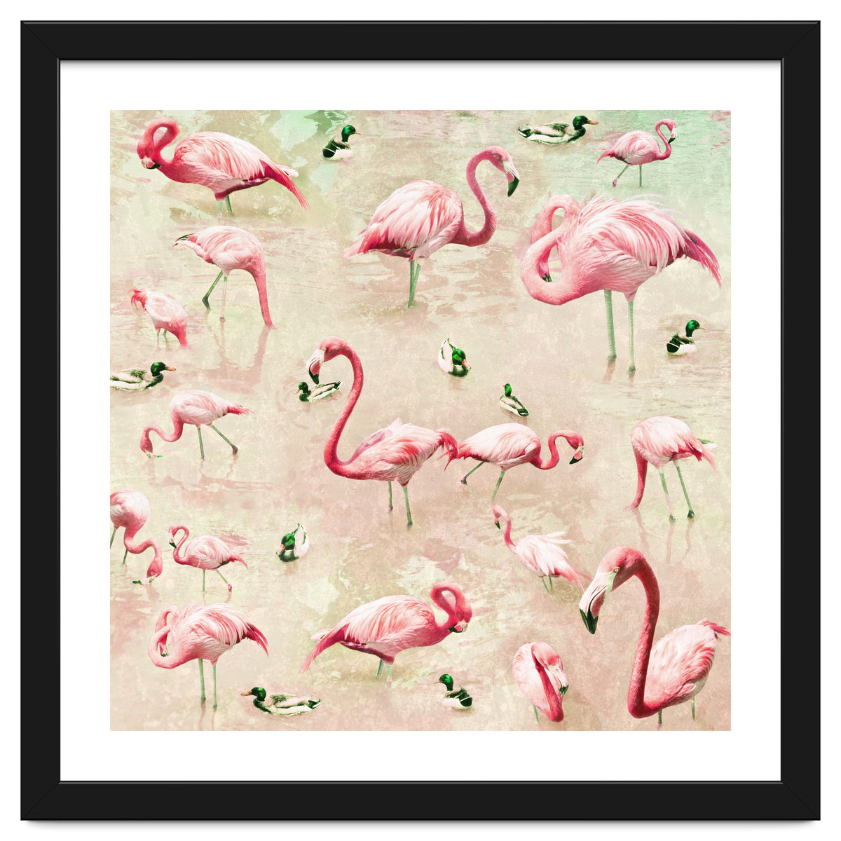 Flamingos Vintage Pink