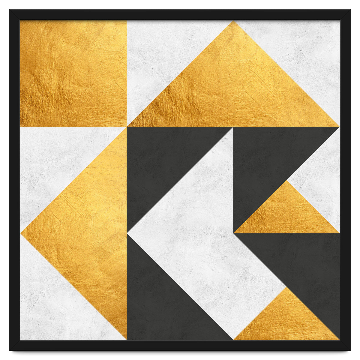 Gray and Gold Composition II