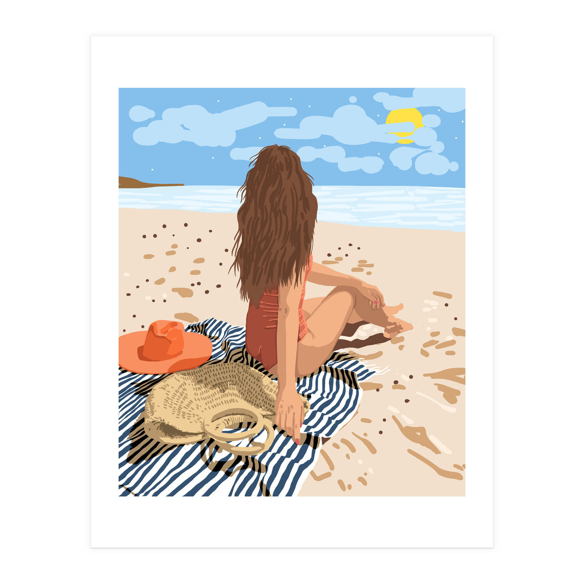 The Art Of Life Is To Live In The Moment (Print Only)