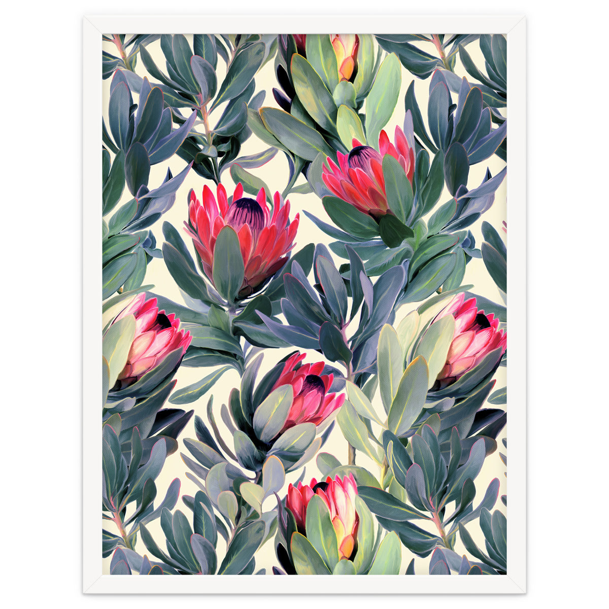 Painted Protea Pattern