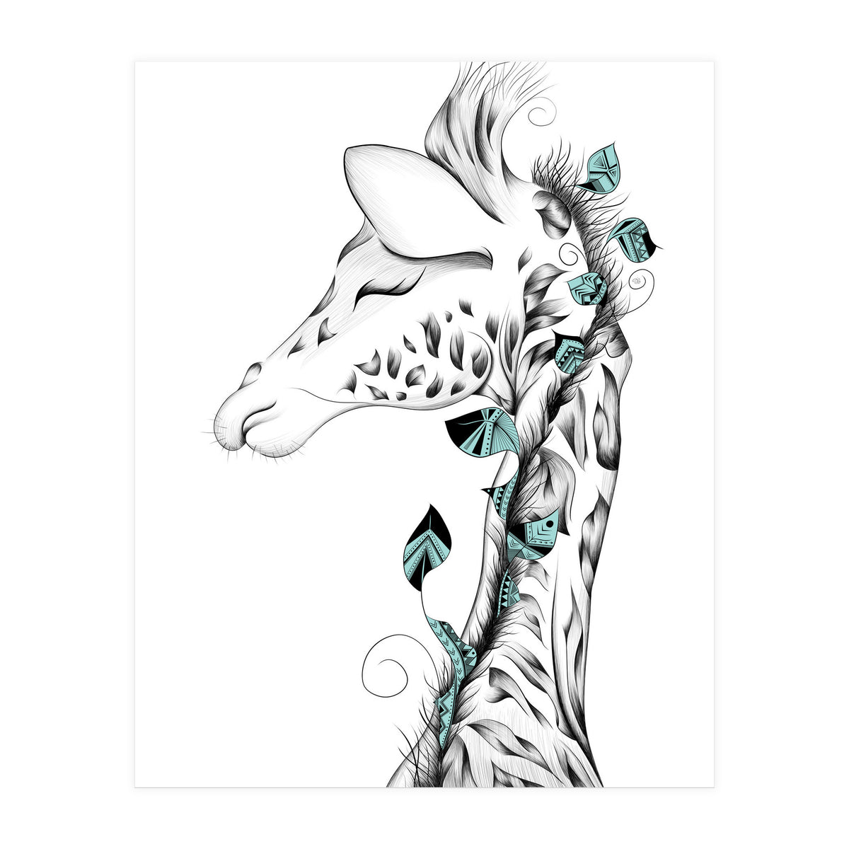 Poetic Giraffe (Print Only)