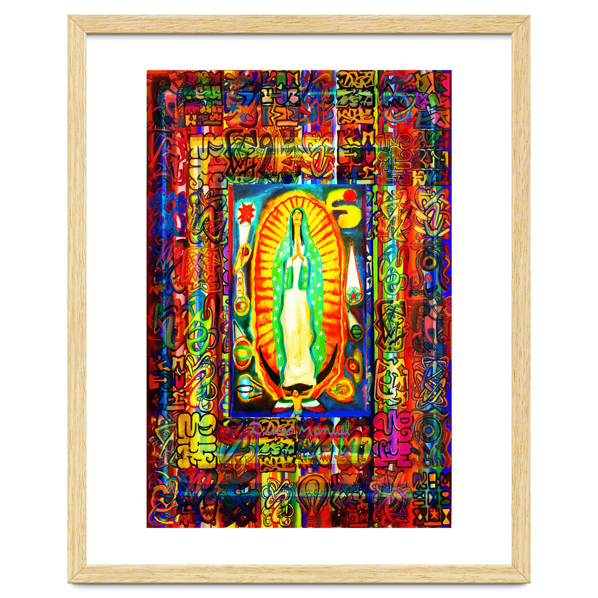 Graffiti Digital 2022 336 and Virgin of Guadalupe