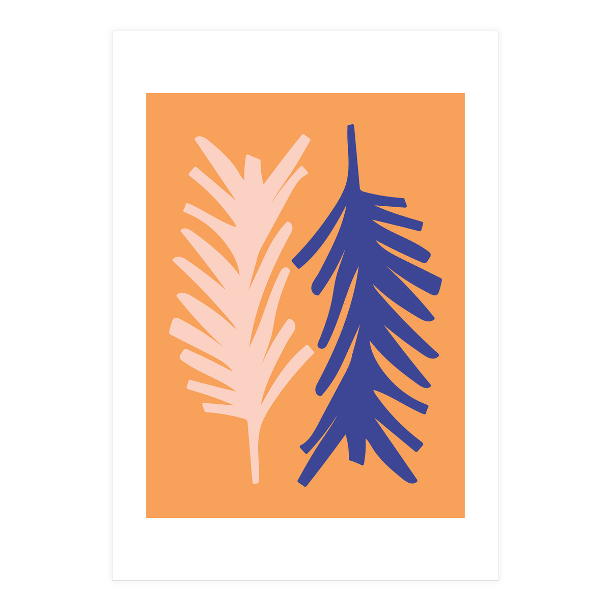 Abstract Leaves Art (Print Only)