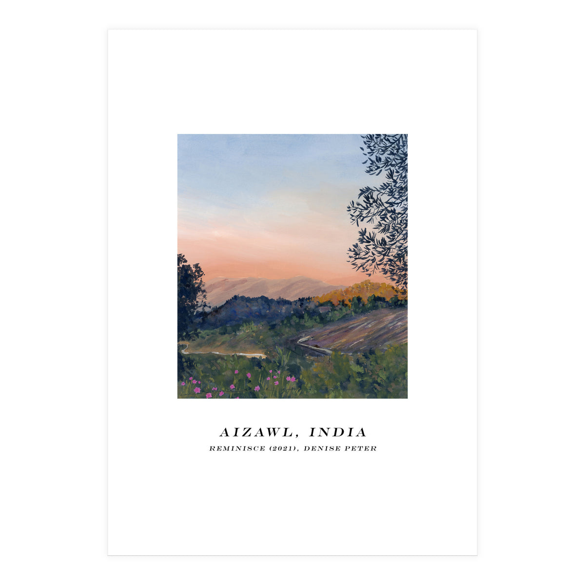 Aizawl, India (Print Only)