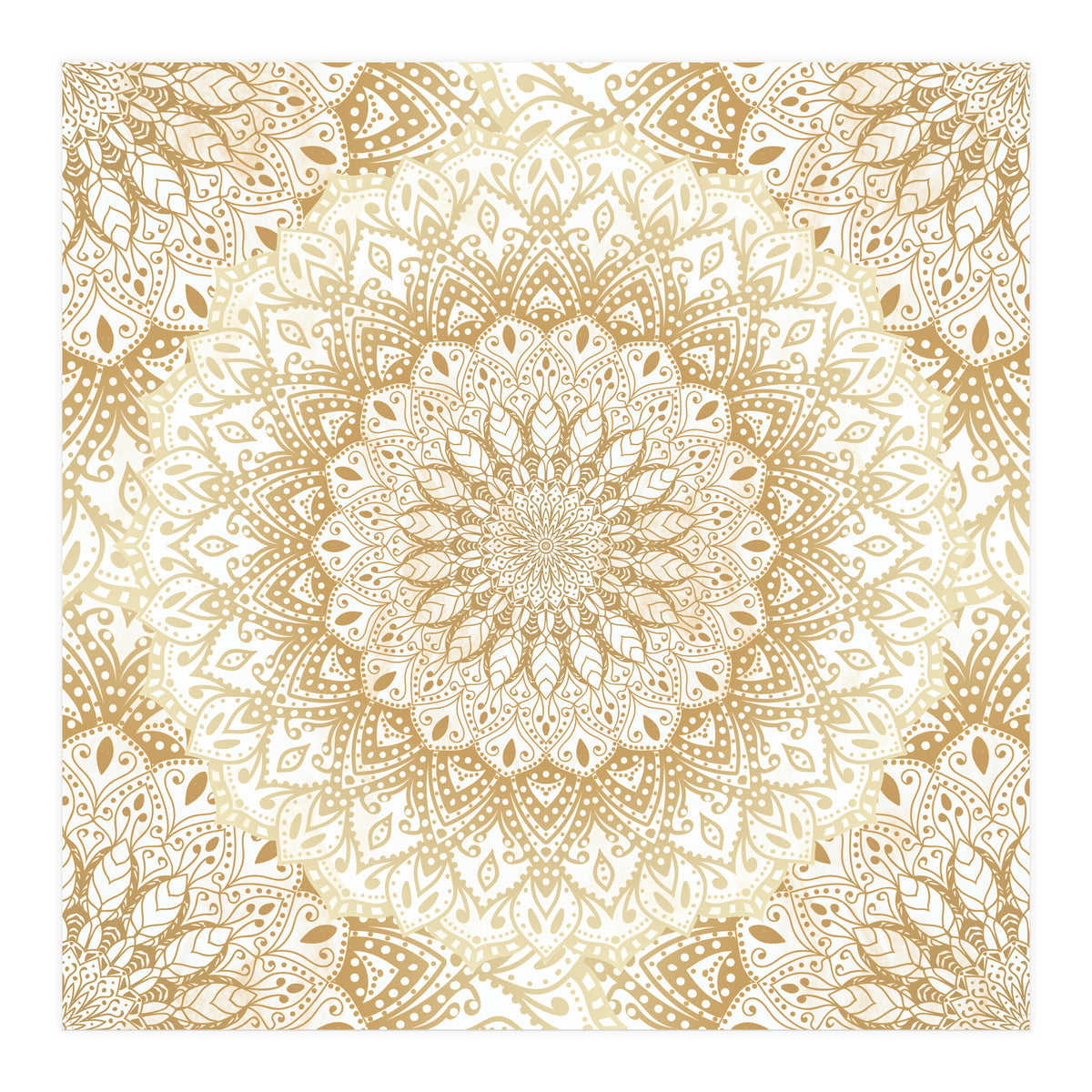 Mandalas For May Gold (Print Only)