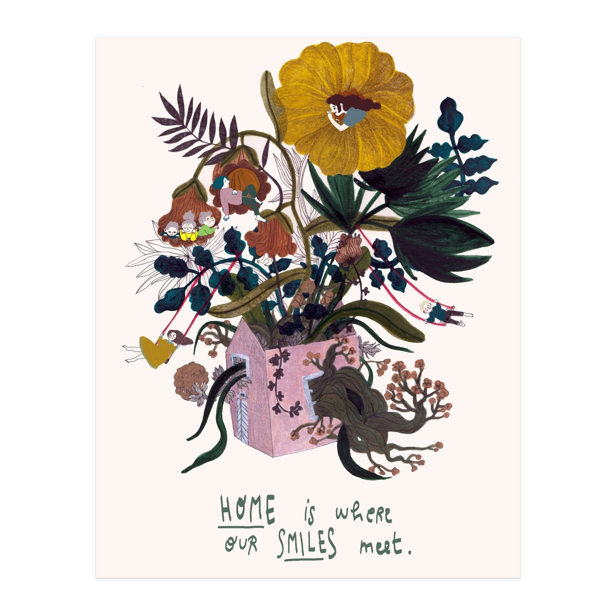 Home Is Where Our Smiles Meet (Print Only)