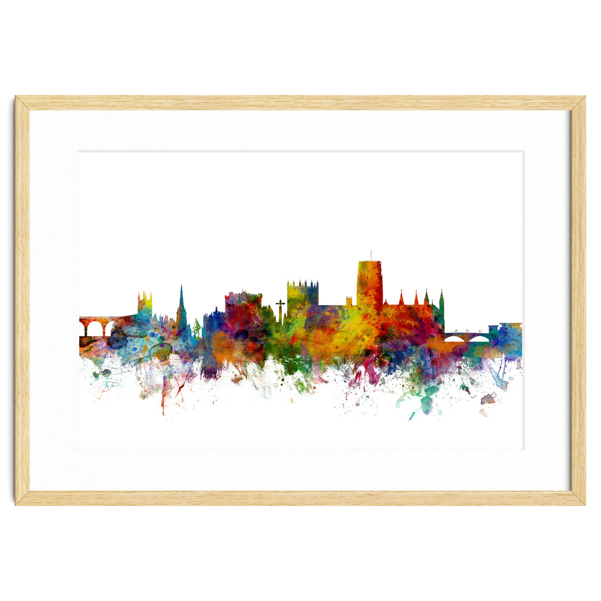 Durham England Skyline Cityscape