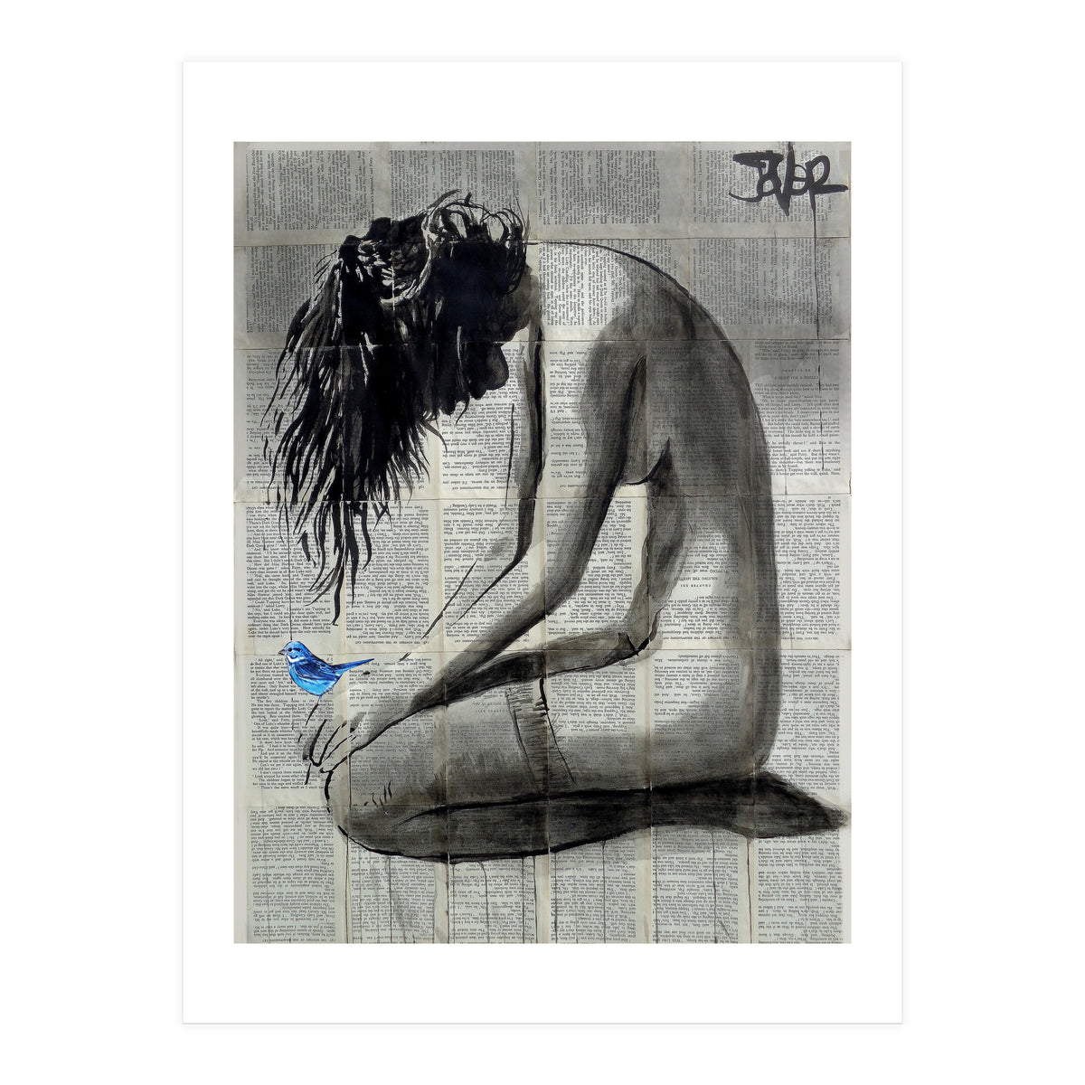 A Little Blue (Print Only)