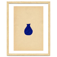 Ultramarine abstract vase