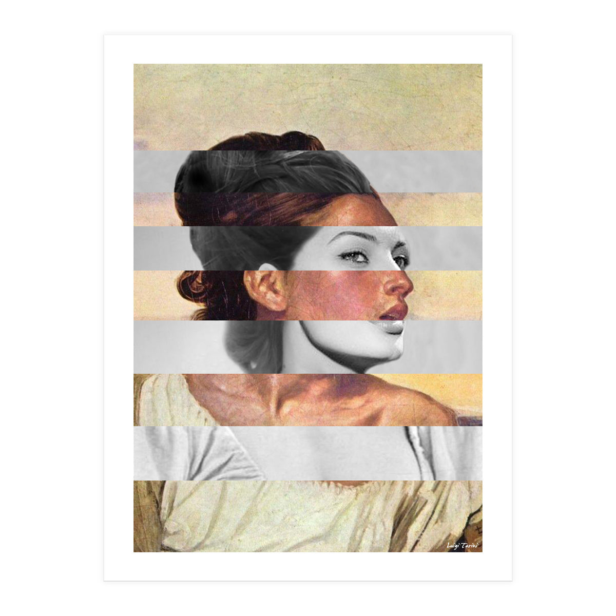 Delacroix's Orphan Girl At The Cemetery & Sophia Loren (Print Only)