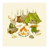 Camping In The Woods (Print Only) thumbnail