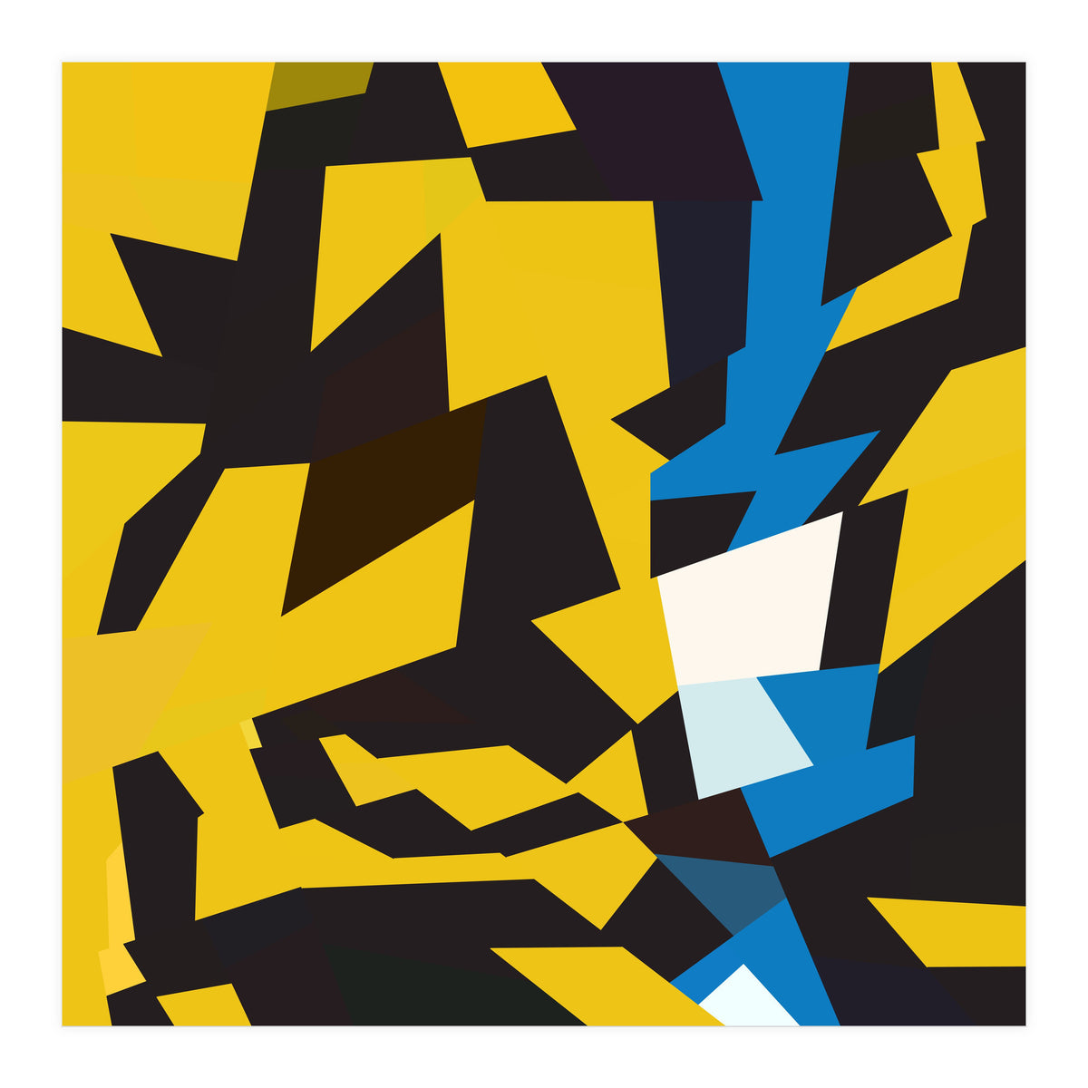 Blue and Yellow (Print Only)