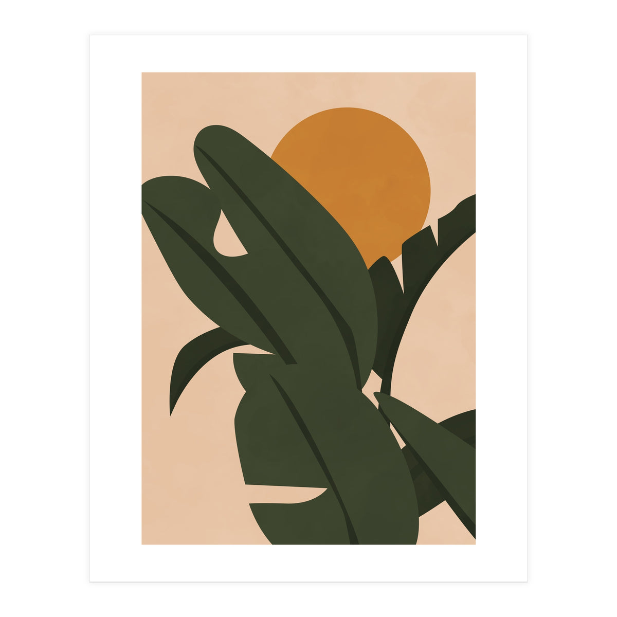 Banana Leaves Boho Style (Print Only)