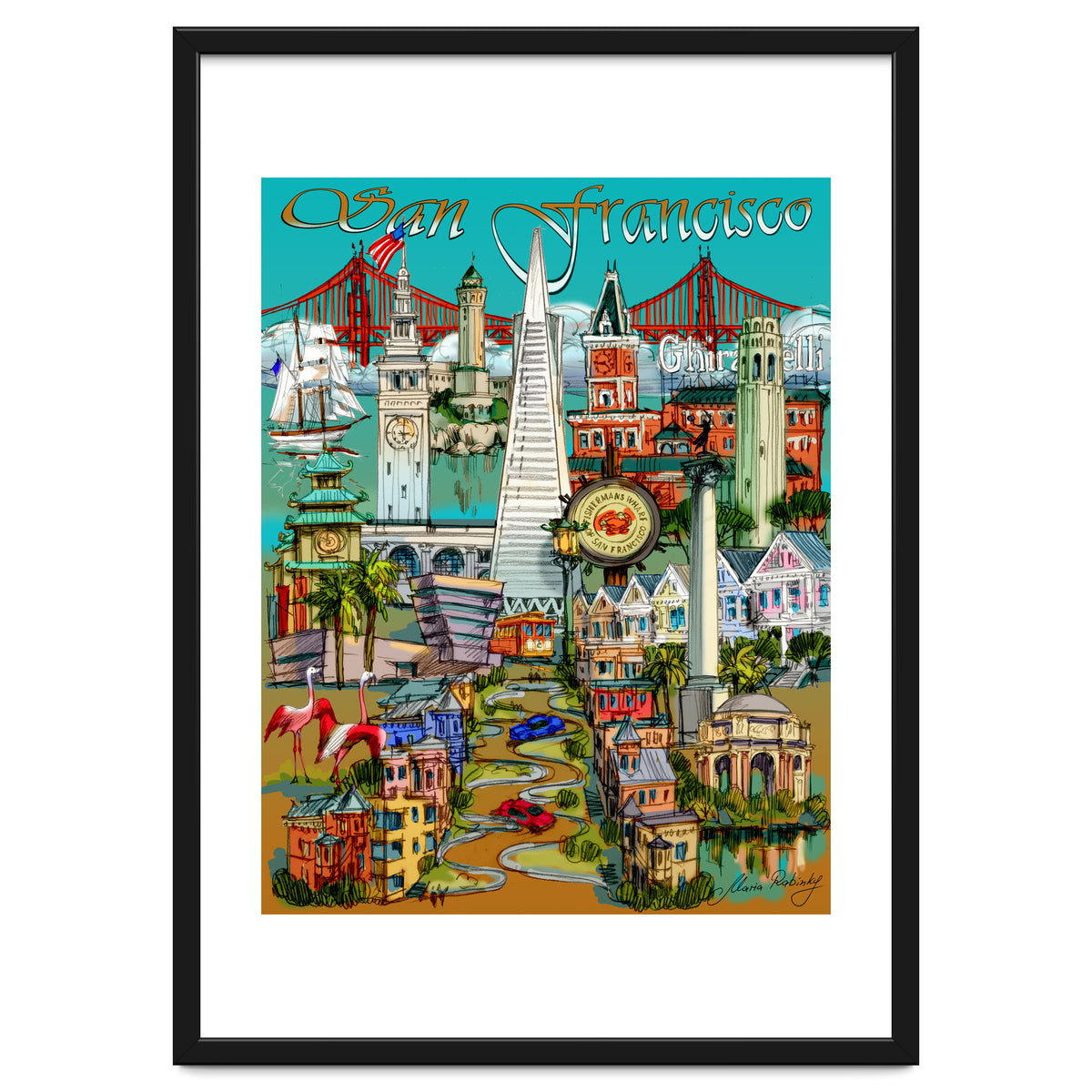 San Francisco Illustration