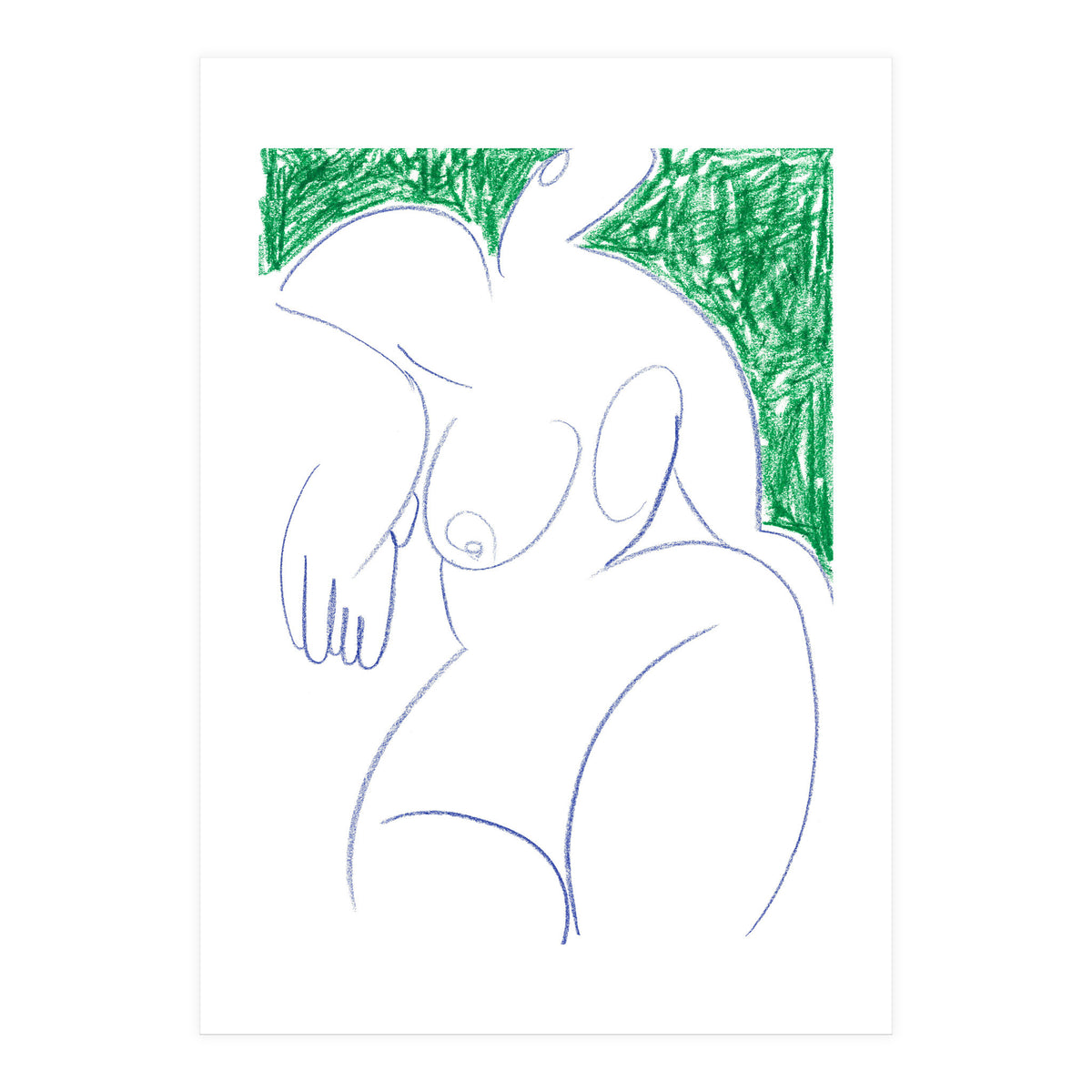 The Woman In The Green Room (Print Only)